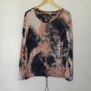 Full circle trends tie dye long sleeve shirt sz 3x